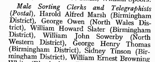 Officials of the Ordnance Survey
 (1937)