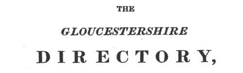 Cirencester Directory
 (1820)