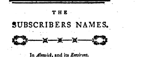 Subscribers to The Accomptant's Oracle: Egremont
 (1771)