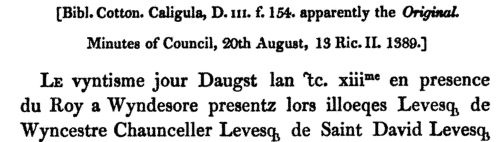 Liegemen and Courtiers (1402)